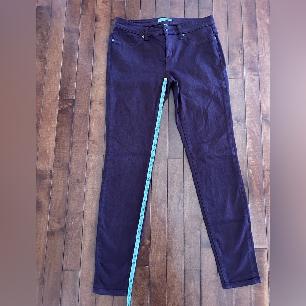 Lila Ryan Maroon Skinny Jeans Size 27 - Picture 7 of 10